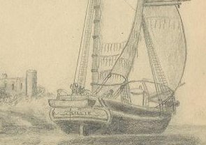 sketch 20 : ship 'Lillie' 