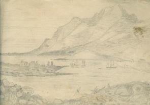 sketch #49: mountain harbor 